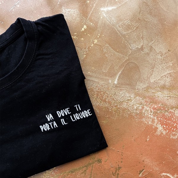 Maglietta "va dove ti porta il liquore"