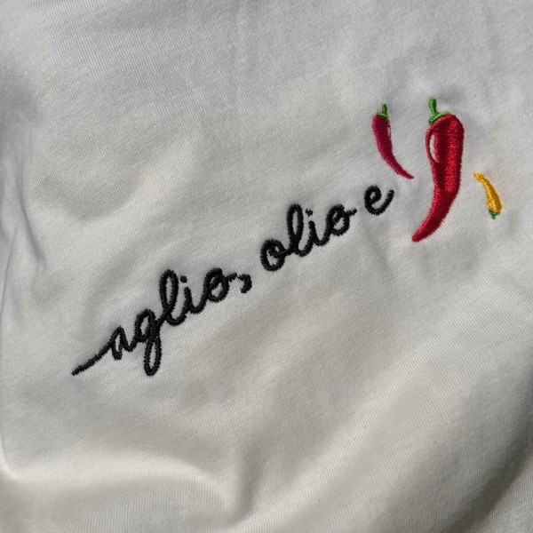 T-shirt aglio olio peperoncino 2